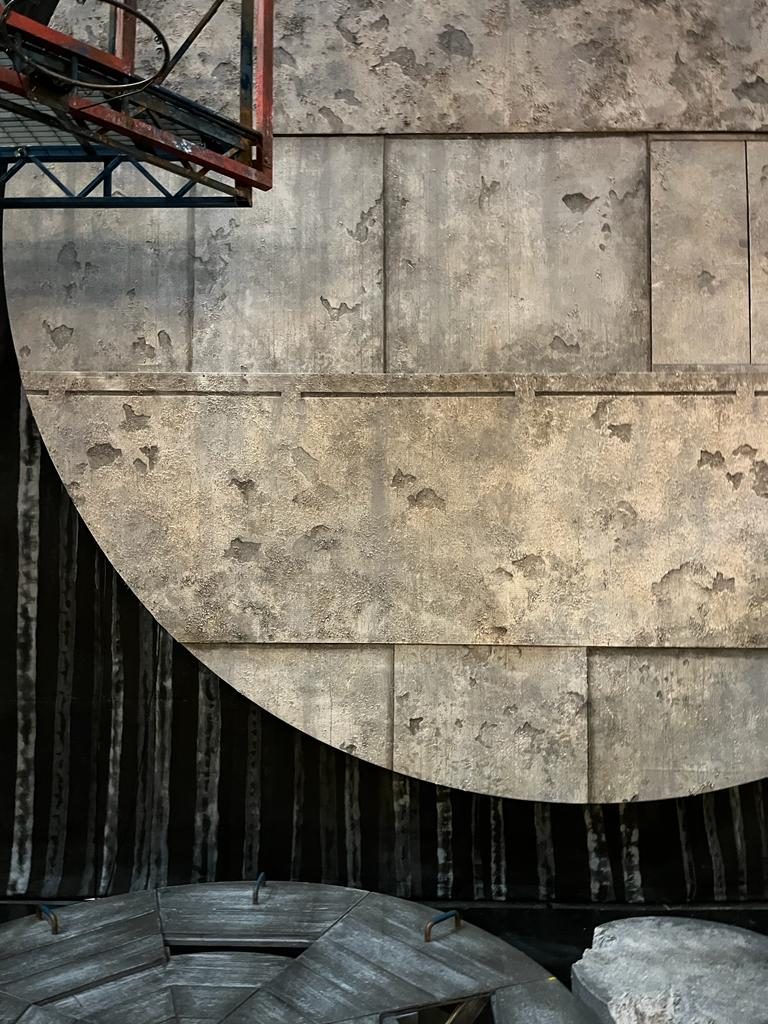 A textured background image of the moon.