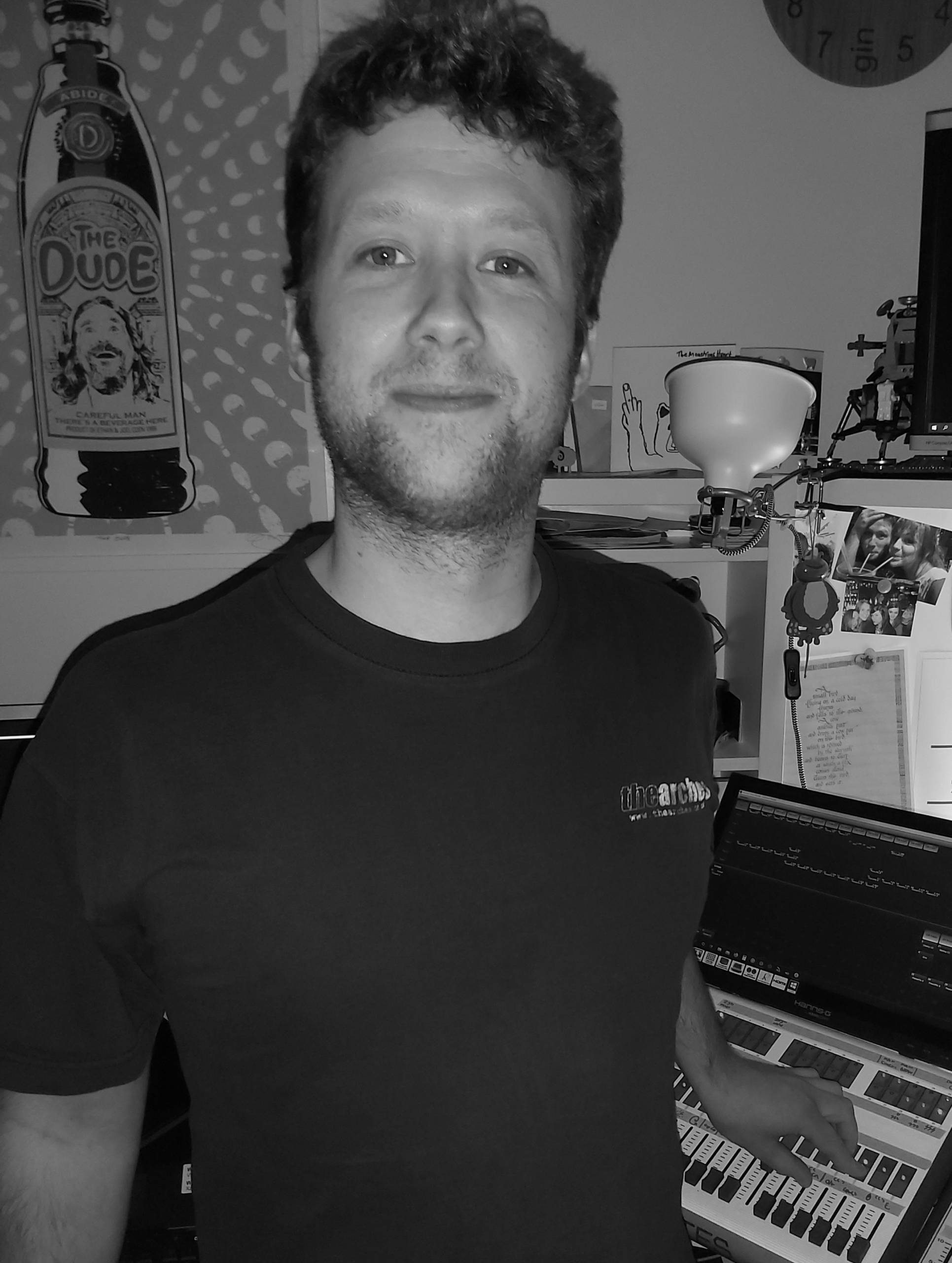 Jared Hutsby is smiling at the camera.